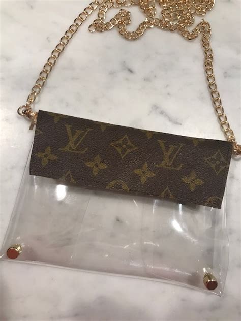 louis vuitton mini transparent bag